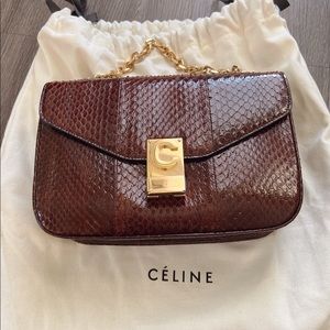 NEW❗️Celine 2Way Python Medium C Bag